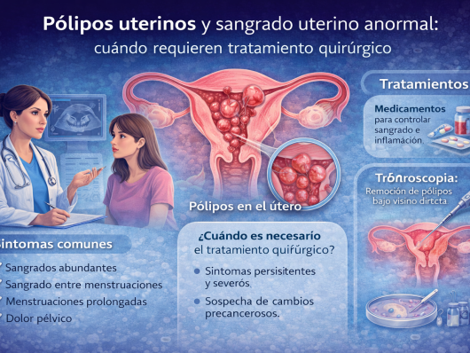 Pólipos uterinos y sangrado uterino anormal cuándo requieren tratamiento quirúrgico QUITO